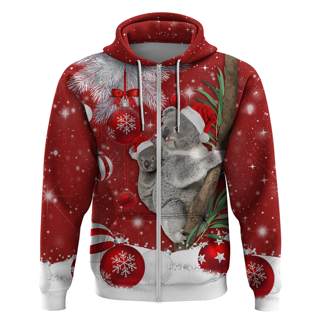 Australia Christmas Hoodie Santa Koala Ver02 LT7 - Vibe Hoodie Shop