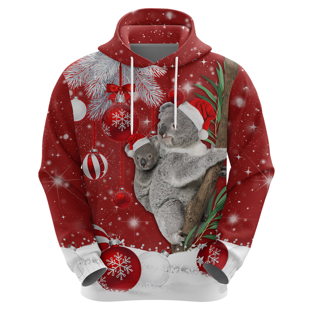 Australia Christmas Hoodie Santa Koala Ver02 LT7 - Vibe Hoodie Shop