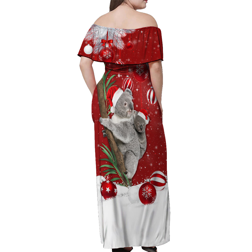 australia-christmas-off-shoulder-maxi-dress-santa-koala-ver02