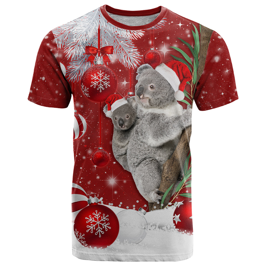 Australia Christmas T Shirt Santa Koala Ver02 - Vibe Hoodie Shop