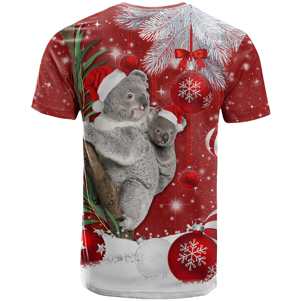 Australia Christmas T Shirt Santa Koala Ver02 - Vibe Hoodie Shop