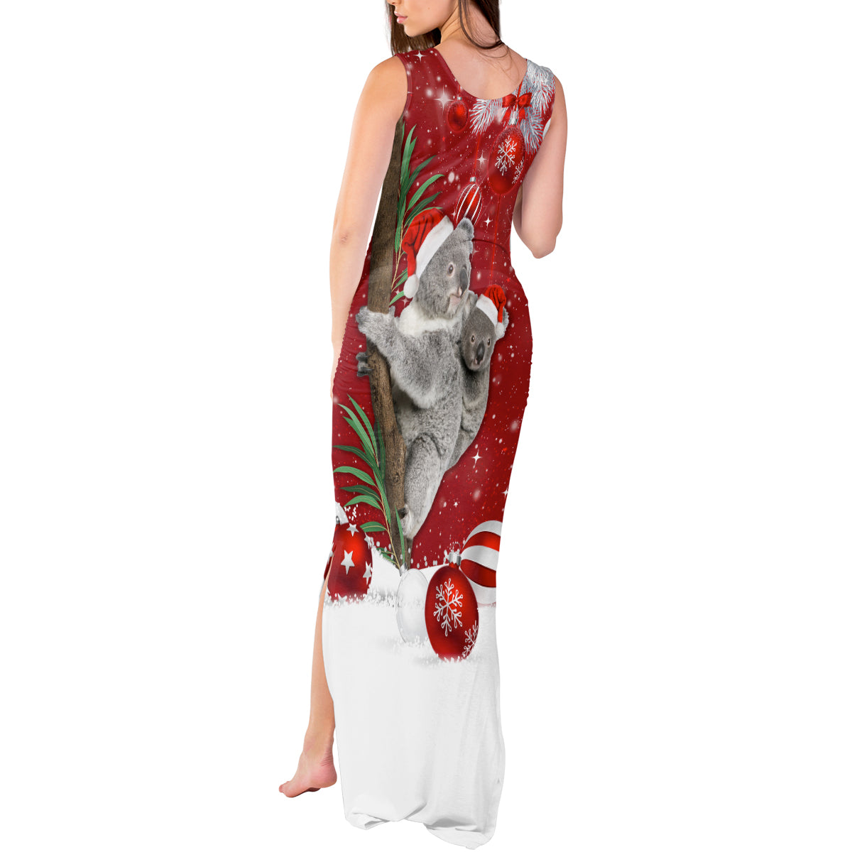 australia-christmas-tank-maxi-dress-santa-koala-ver02