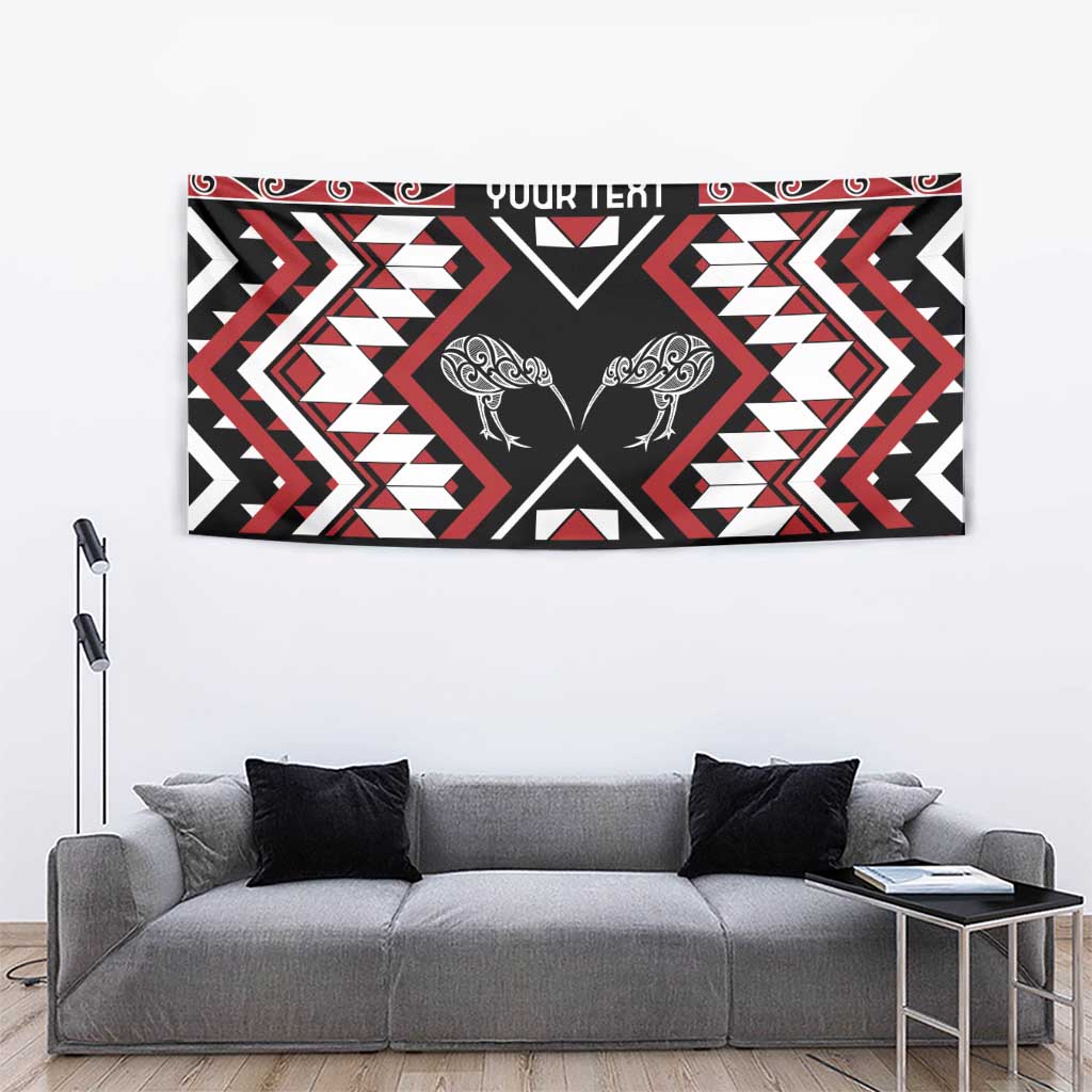 Personalised Taniko Motifs Aotearoa Tapestry Waitangi Kowhaiwhai Kiwi - Vibe Hoodie Shop