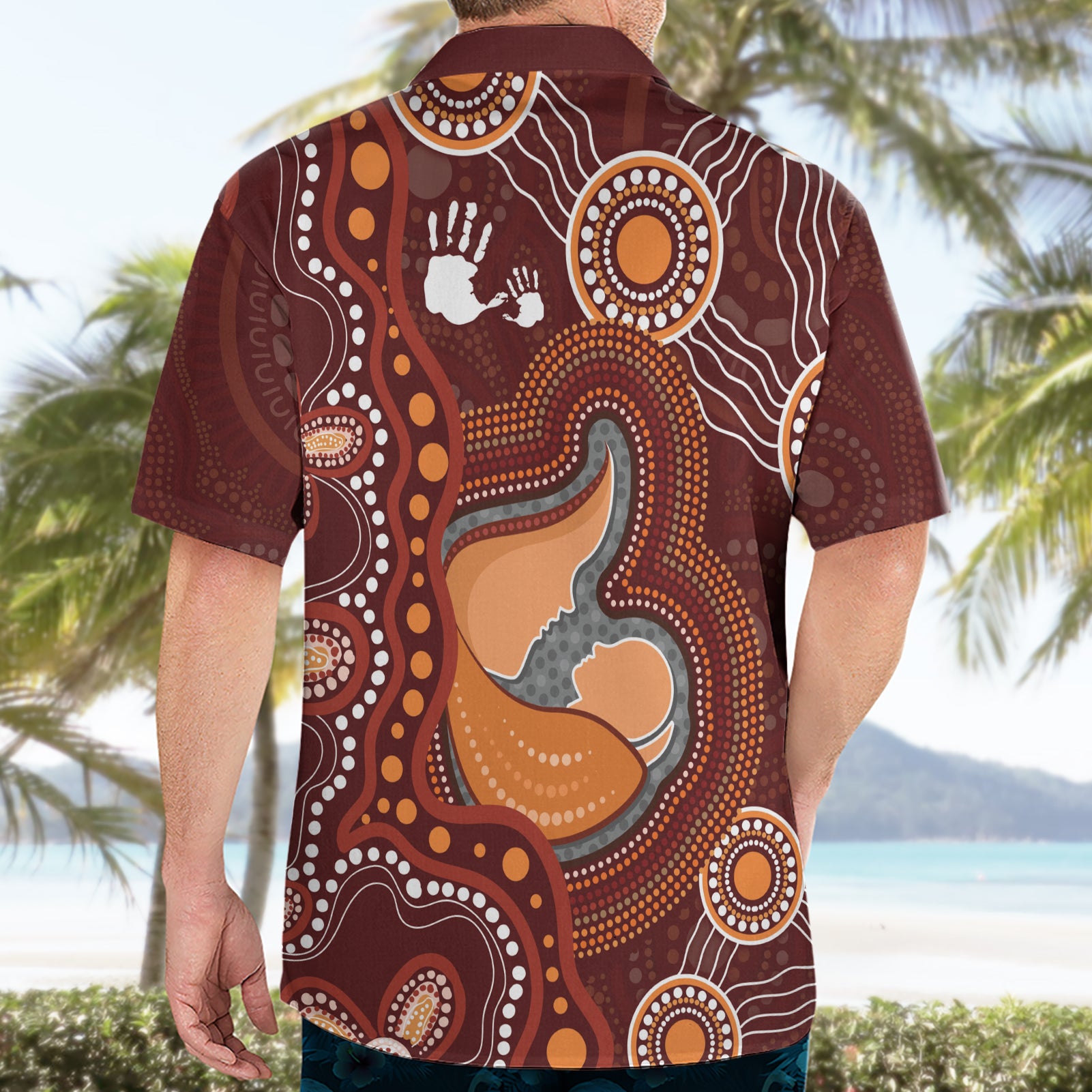 Australia Mother's Day Indigenous Hawaiian Shirt Aboriginal Art - Vibe Hoodie Shop