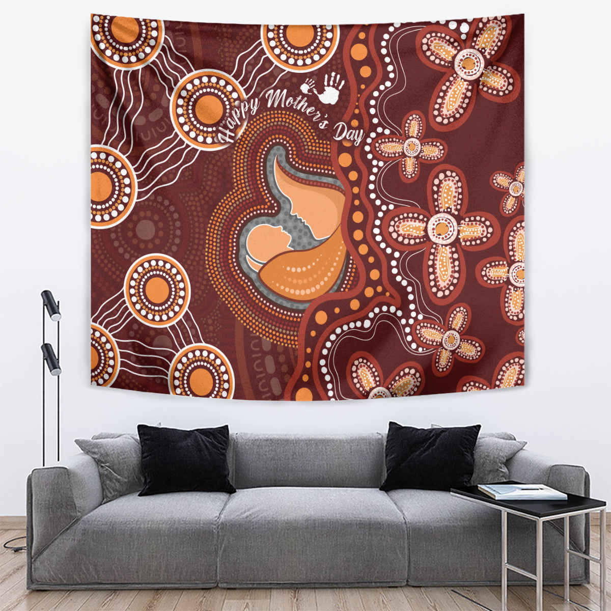 Australia Mother's Day Indigenous Tapestry Aboriginal Art - Vibe Hoodie Shop