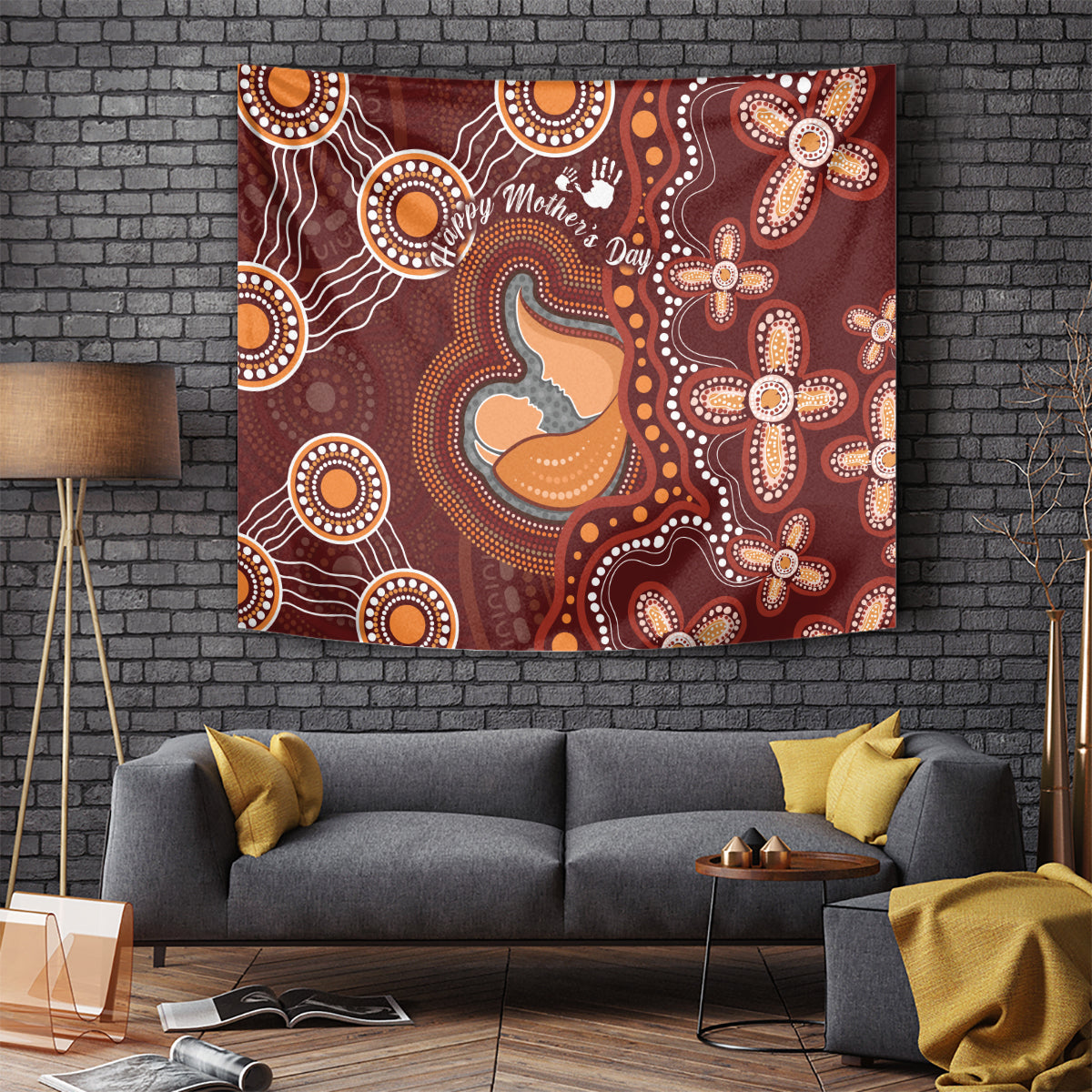 Australia Mother's Day Indigenous Tapestry Aboriginal Art - Vibe Hoodie Shop