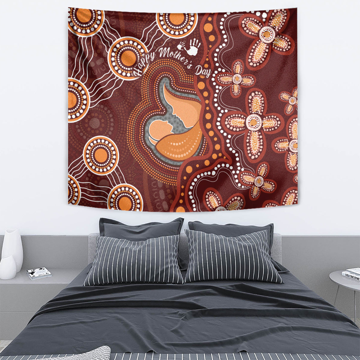 Australia Mother's Day Indigenous Tapestry Aboriginal Art - Vibe Hoodie Shop