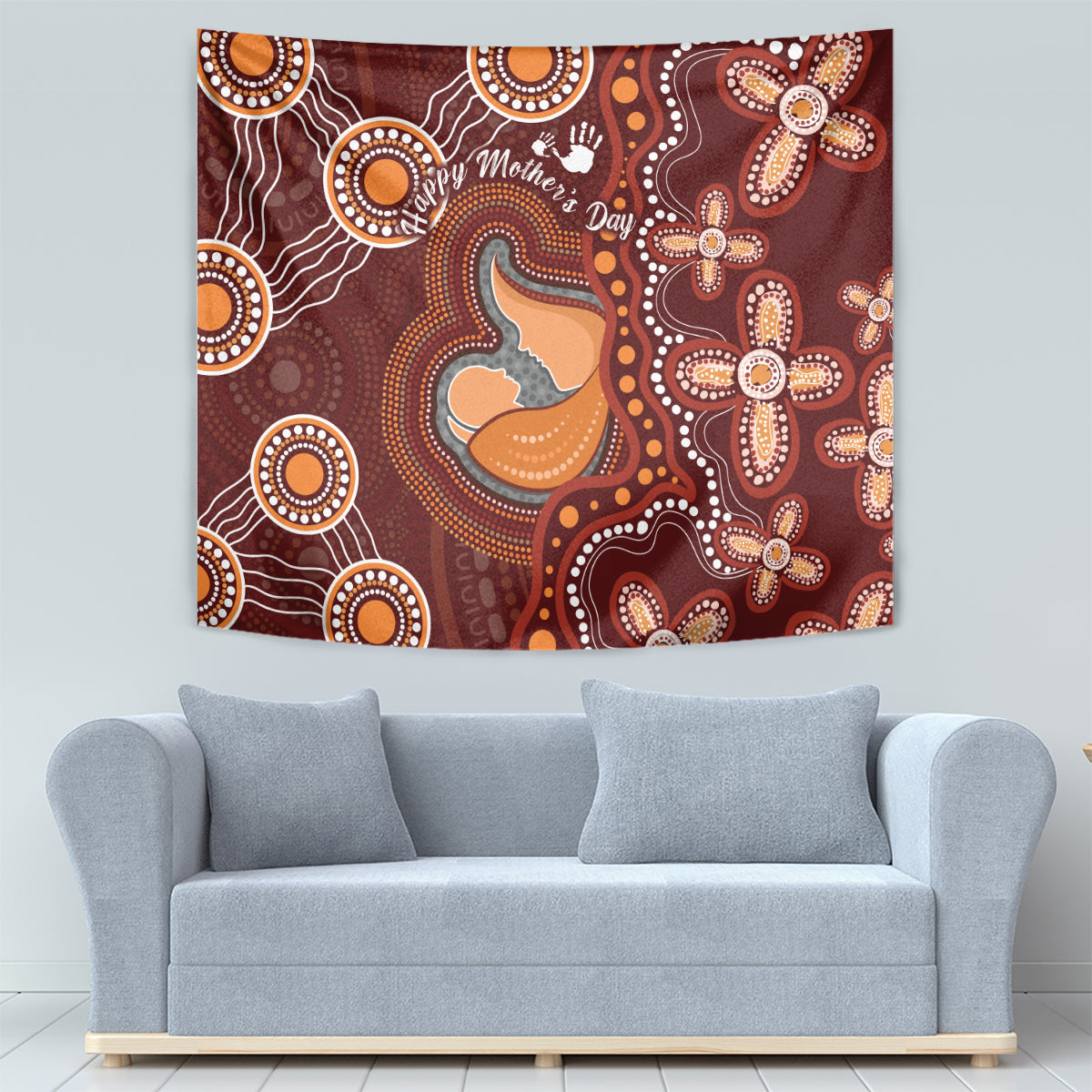 Australia Mother's Day Indigenous Tapestry Aboriginal Art - Vibe Hoodie Shop