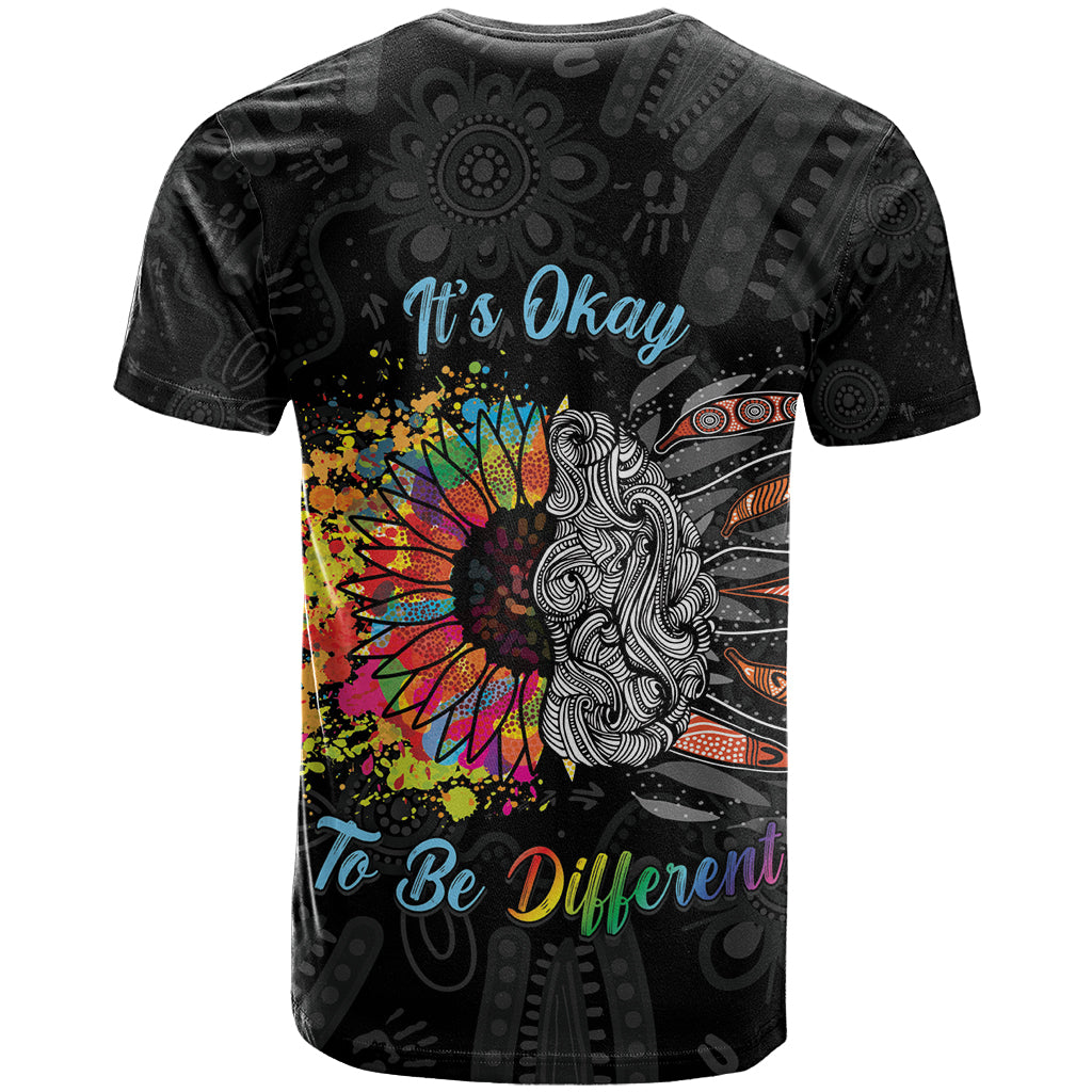 Australia Aboriginal T Shirt Autism It's Okay To Be Different - Vibe Hoodie Shop