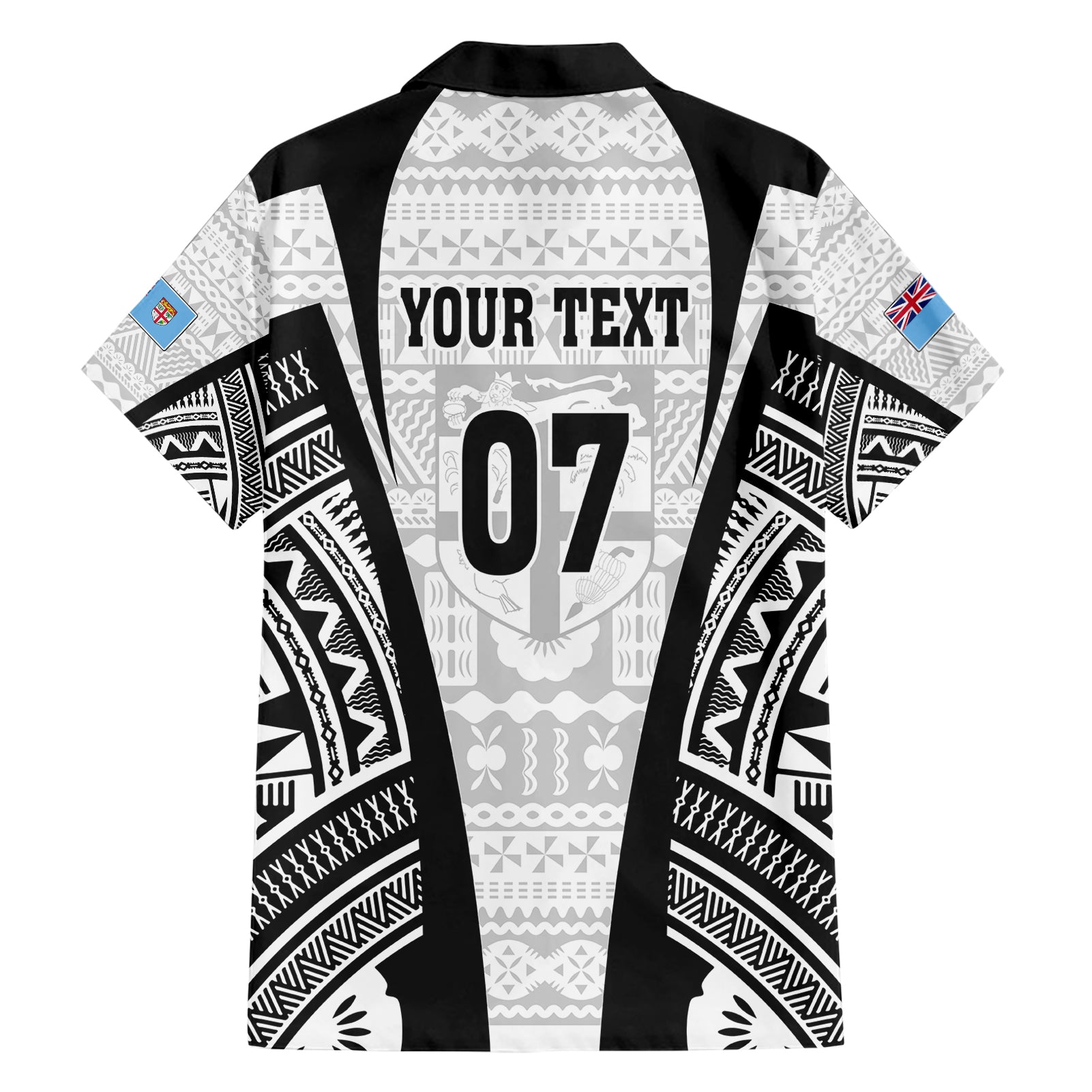 Personalised Fiji Rugby Hawaiian Shirt 2023 World Cup History Makers - White Ver - Vibe Hoodie Shop