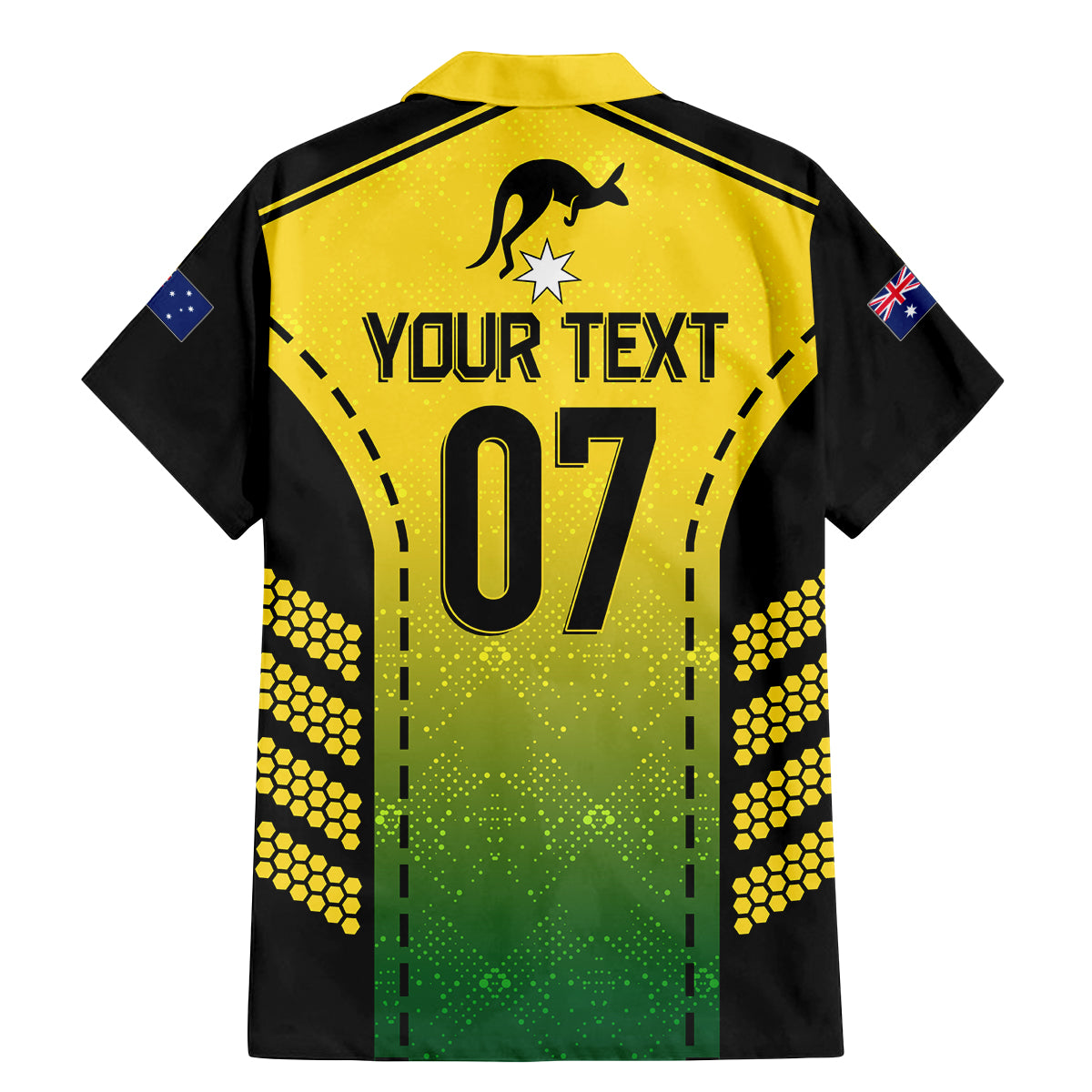 custom-australia-cricket-family-matching-mermaid-dress-and-hawaiian-shirt-kangaroo-champions-2023-go-aussies