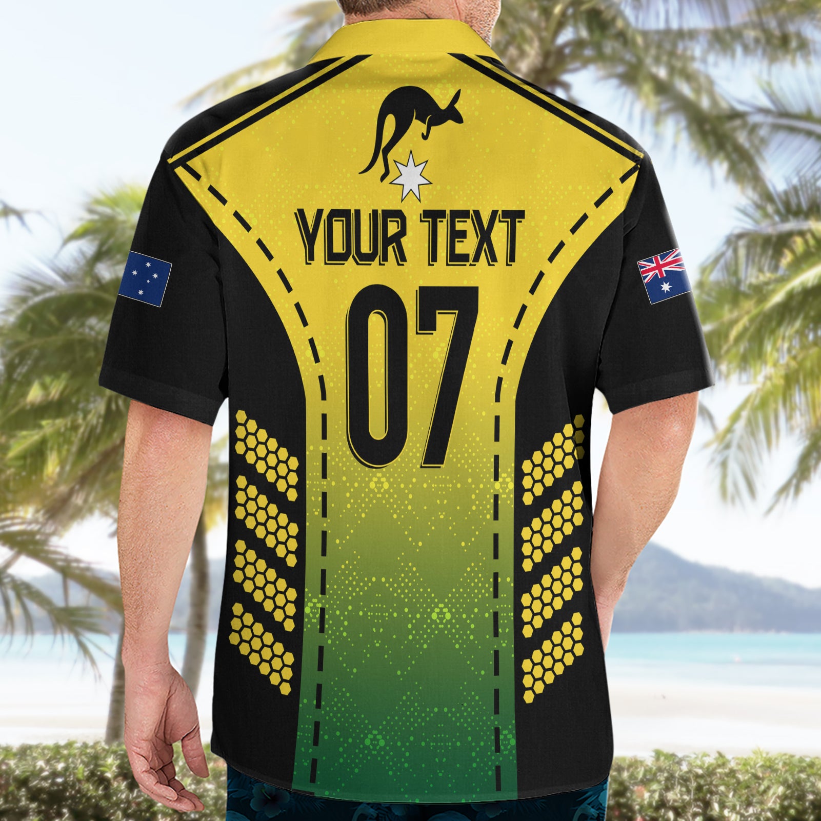 Custom Australia Cricket Hawaiian Shirt Kangaroo Champions 2023 Go Aussies - Vibe Hoodie Shop