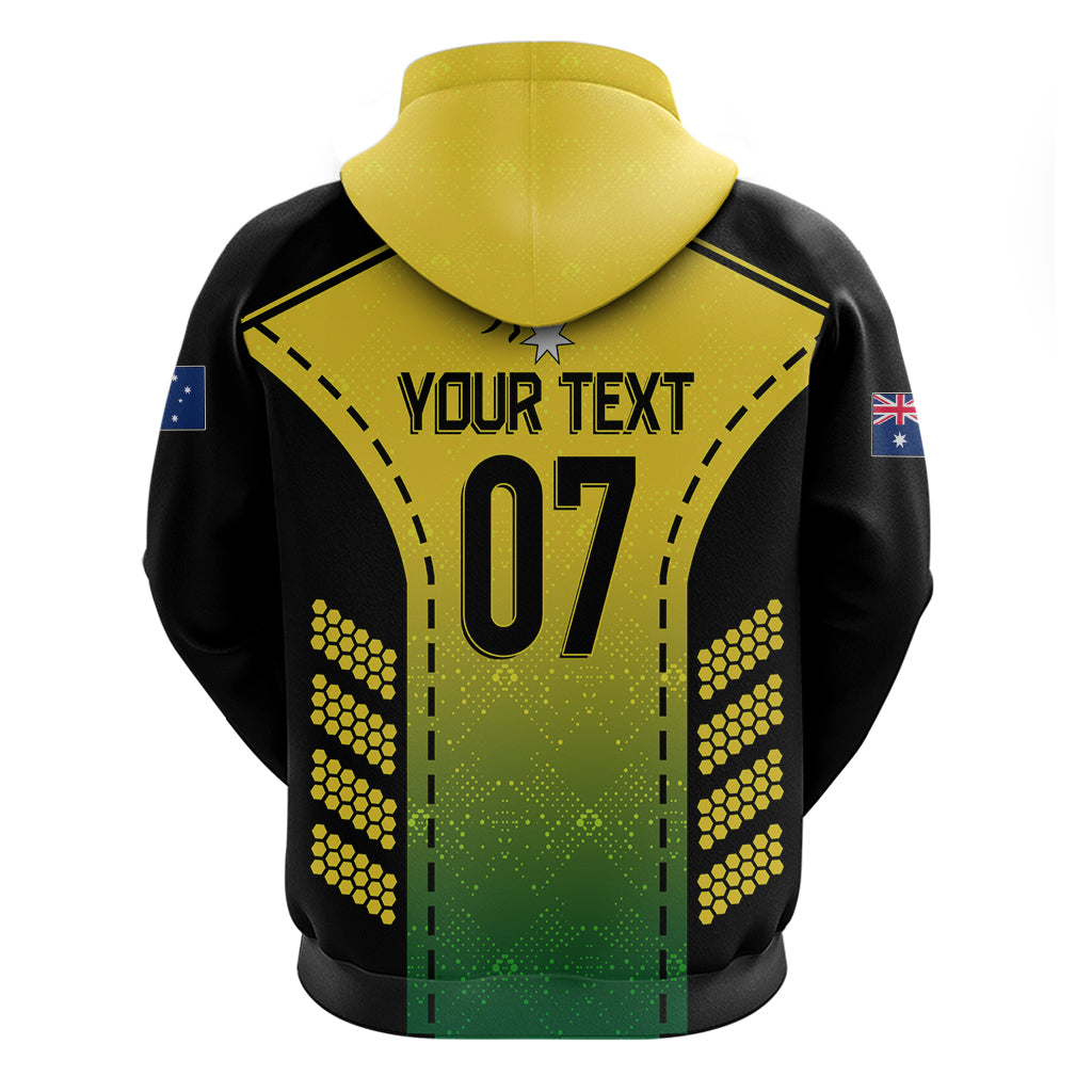 Custom Australia Cricket Hoodie Kangaroo Champions 2023 Go Aussies LT7 - Vibe Hoodie Shop