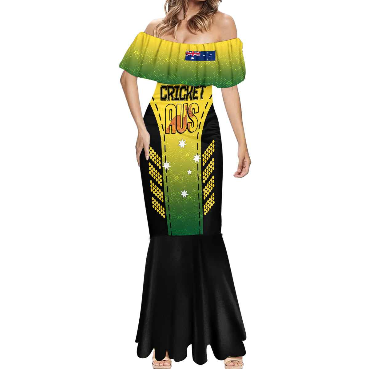 custom-australia-cricket-mermaid-dress-kangaroo-champions-2023-go-aussies