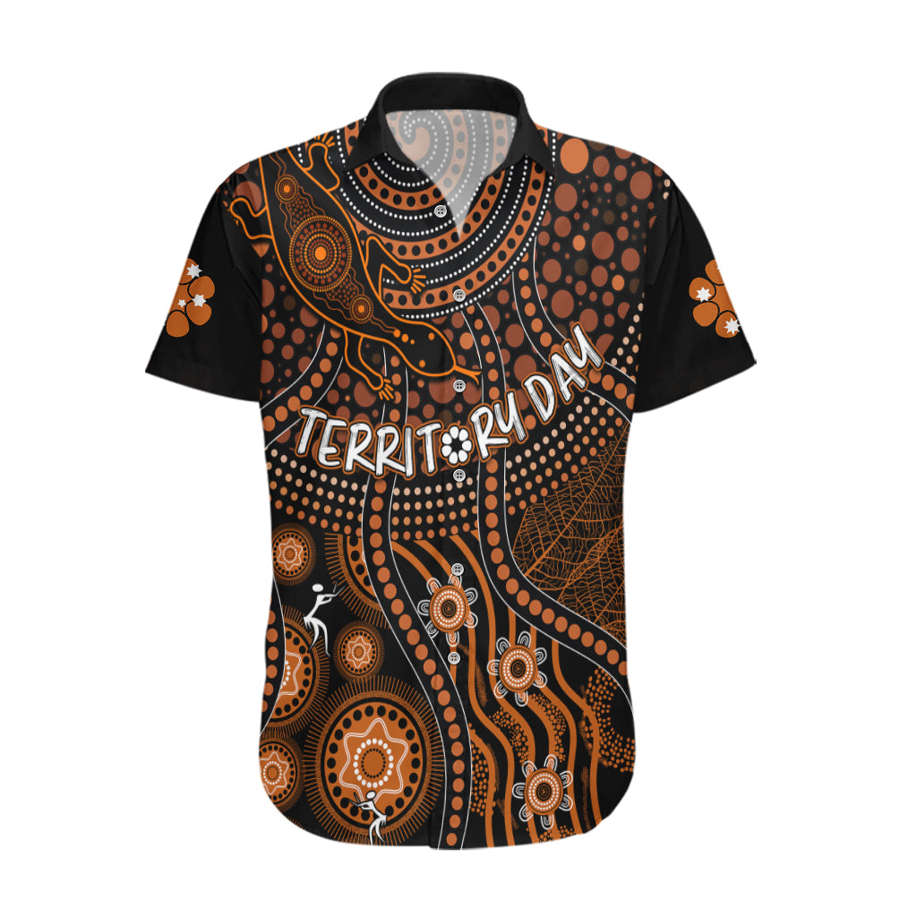 Personalised Northern Territory Day Hawaiian Shirt Indigenous Sun and Life Art - Vibe Hoodie Shop