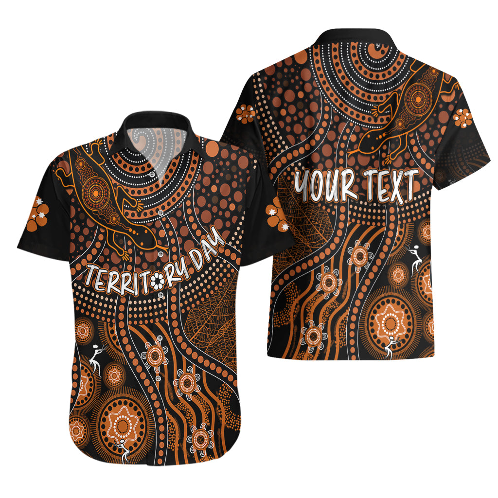 Personalised Northern Territory Day Hawaiian Shirt Indigenous Sun and Life Art - Vibe Hoodie Shop