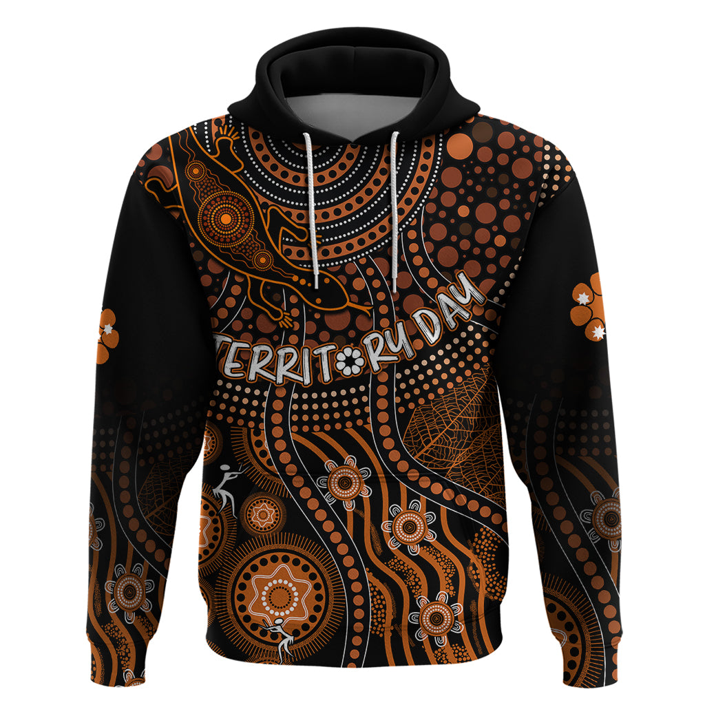 Personalised Northern Territory Day Hoodie Indigenous Sun and Life Art LT7 - Vibe Hoodie Shop