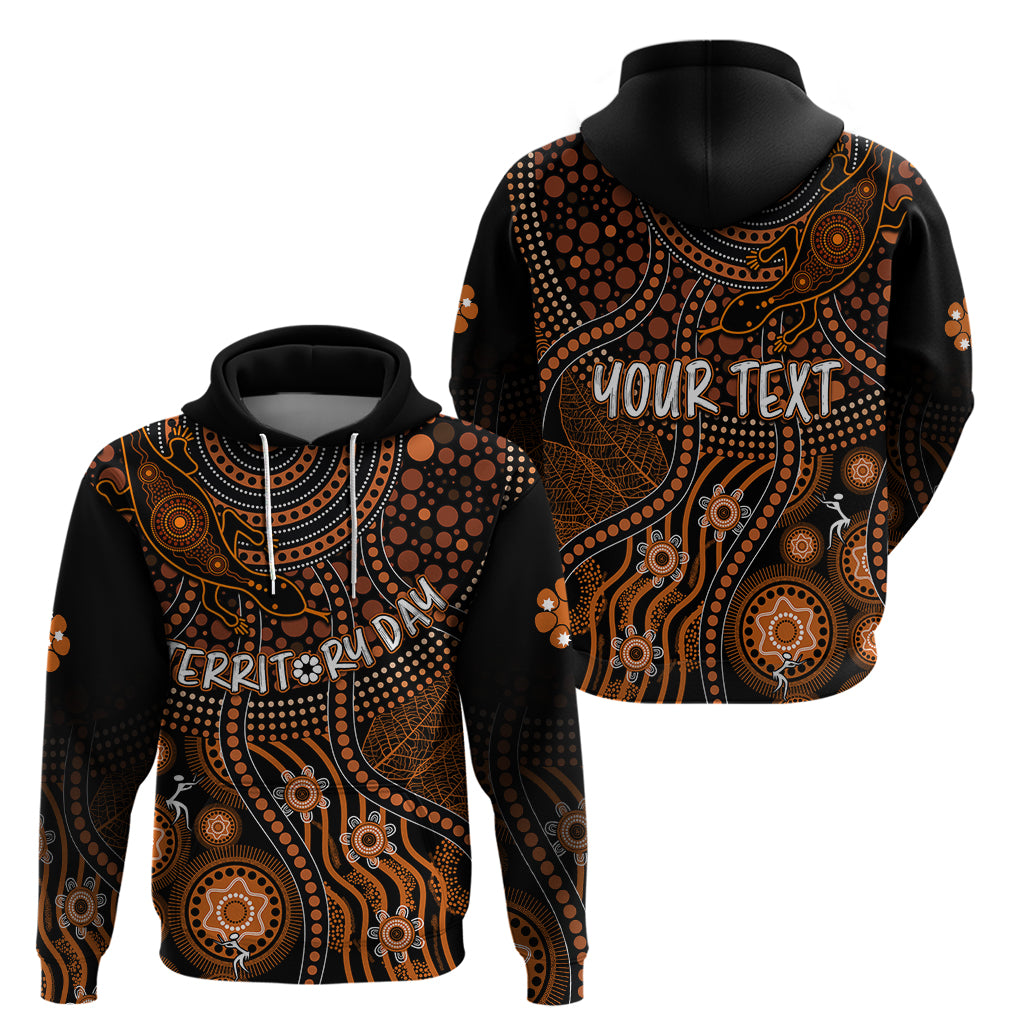 Personalised Northern Territory Day Hoodie Indigenous Sun and Life Art LT7 - Vibe Hoodie Shop