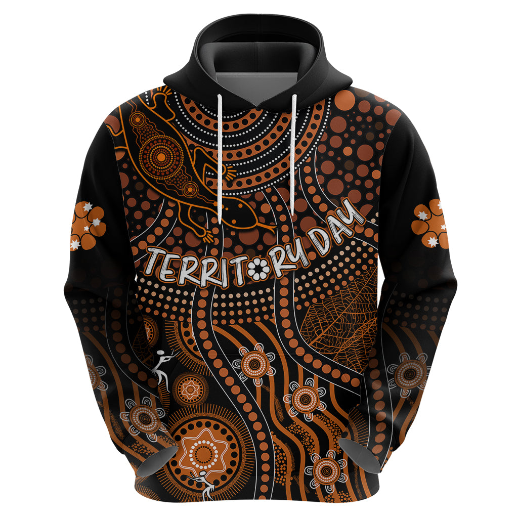 Personalised Northern Territory Day Hoodie Indigenous Sun and Life Art LT7 - Vibe Hoodie Shop
