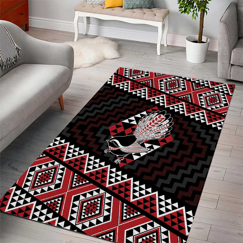 Taniko Aotearoa Area Rug Poutama Mix Piwakawaka - Vibe Hoodie Shop