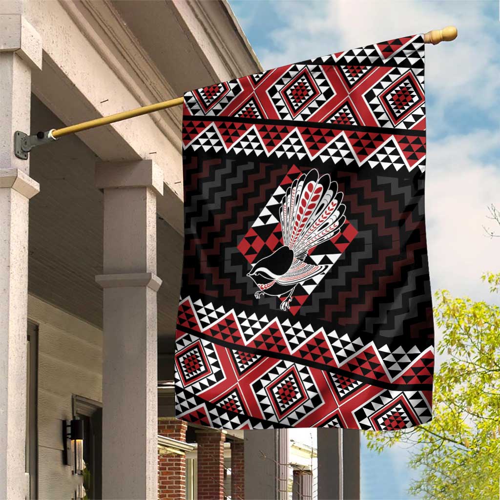 Taniko Aotearoa Garden Flag Poutama Mix Piwakawaka - Vibe Hoodie Shop