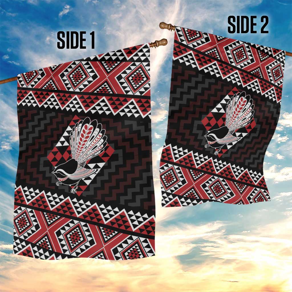 Taniko Aotearoa Garden Flag Poutama Mix Piwakawaka - Vibe Hoodie Shop