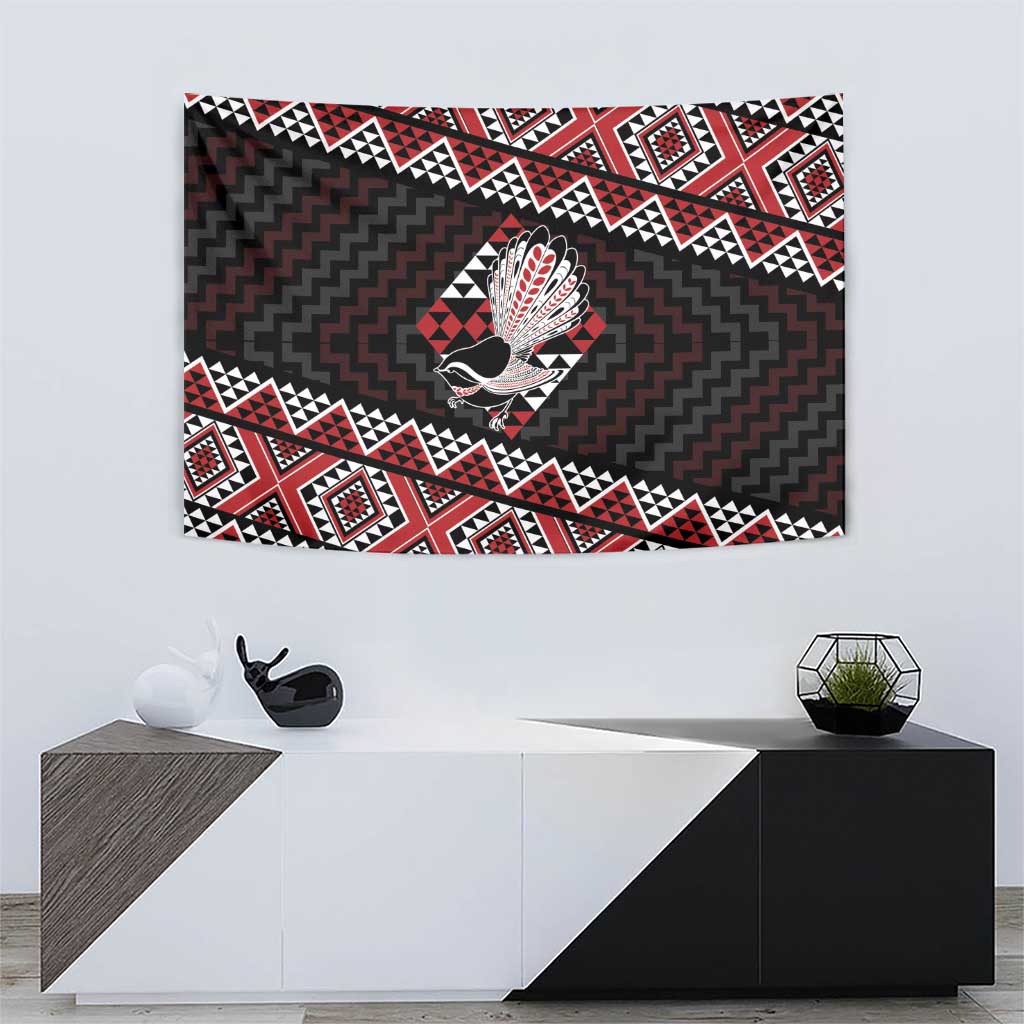 Taniko Aotearoa Tapestry Poutama Mix Piwakawaka - Vibe Hoodie Shop