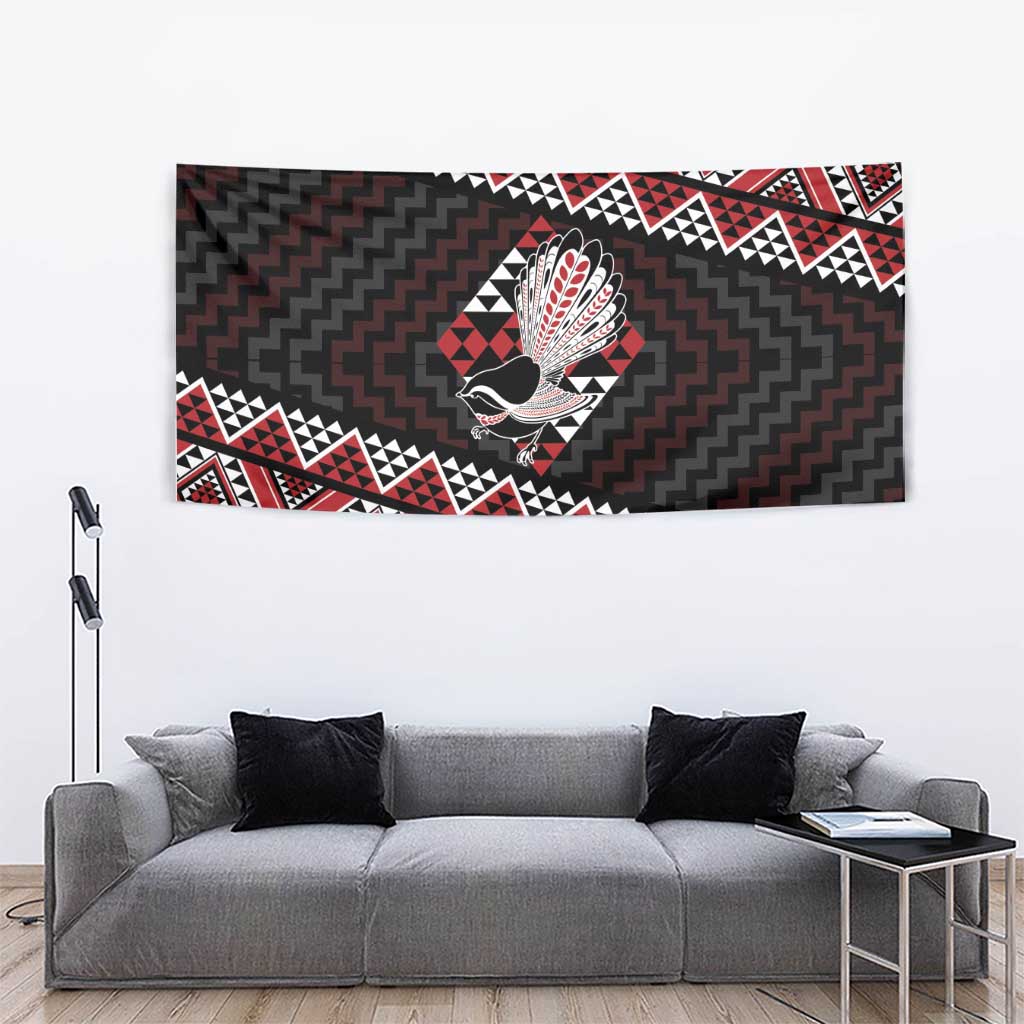 Taniko Aotearoa Tapestry Poutama Mix Piwakawaka - Vibe Hoodie Shop