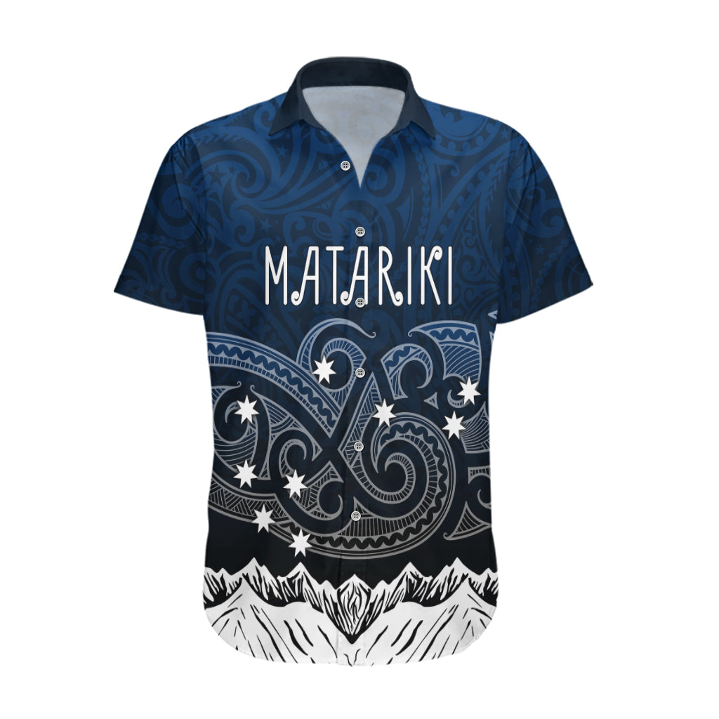 Personalised New Zealand Hawaiian Shirt Matariki Maori Patterns - Gradient - Vibe Hoodie Shop