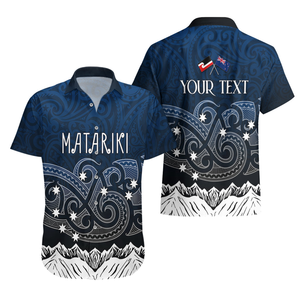 Personalised New Zealand Hawaiian Shirt Matariki Maori Patterns - Gradient - Vibe Hoodie Shop