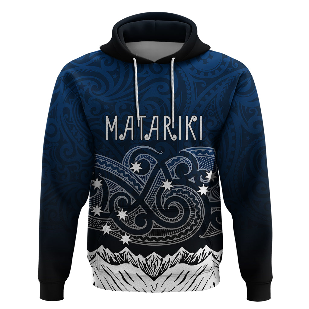 Personalised New Zealand Hoodie Matariki Maori Patterns - Gradient LT7 - Vibe Hoodie Shop