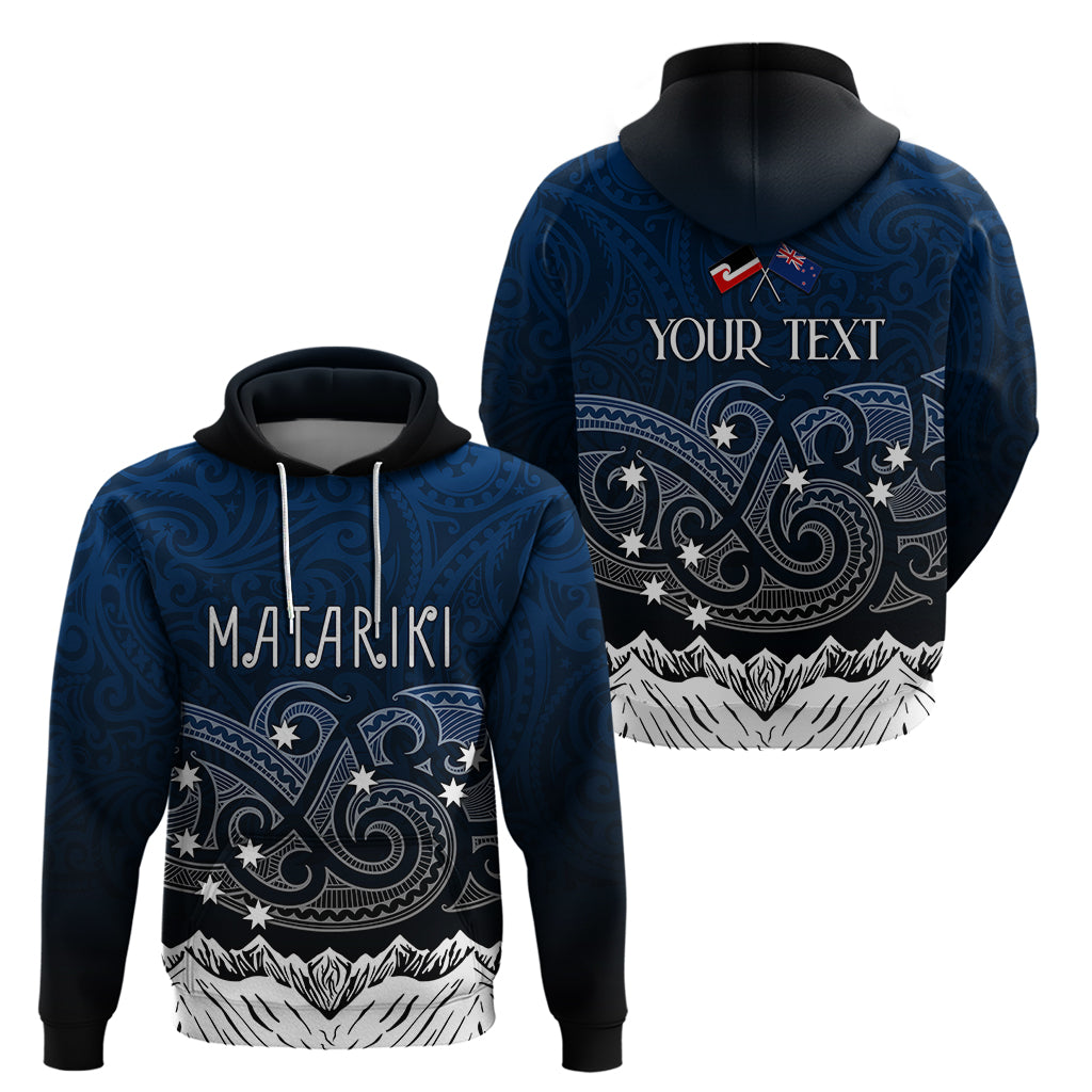 Personalised New Zealand Hoodie Matariki Maori Patterns - Gradient LT7 - Vibe Hoodie Shop