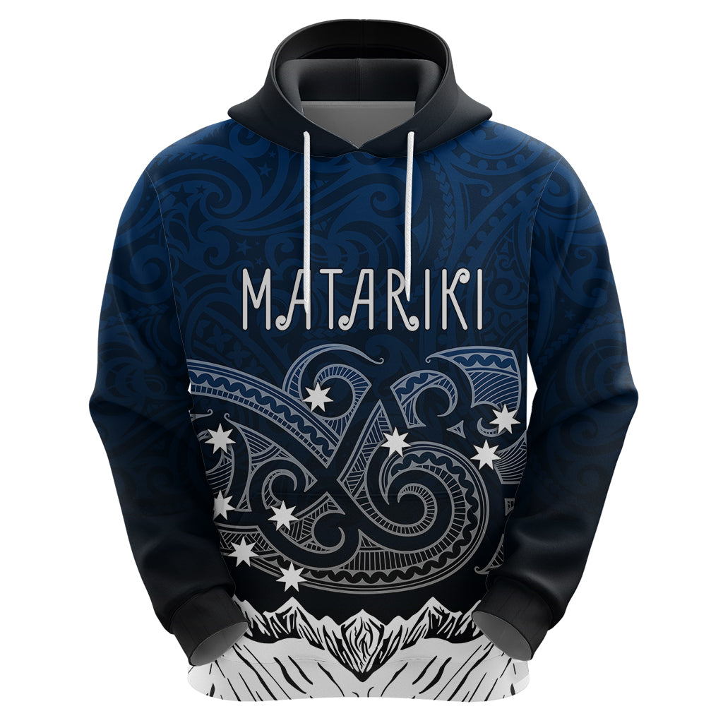 Personalised New Zealand Hoodie Matariki Maori Patterns - Gradient LT7 - Vibe Hoodie Shop