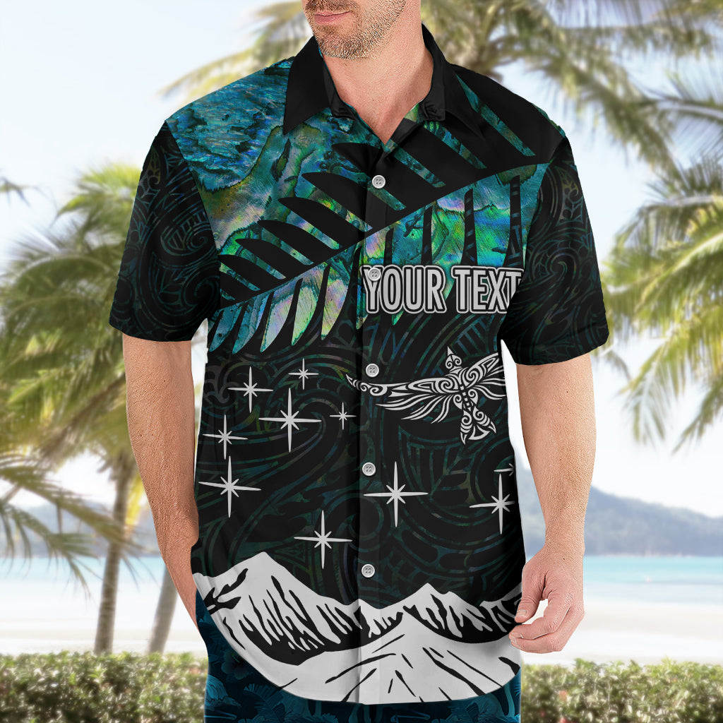 Personalised Maori New Year Hawaiian Shirt Matariki Mix Paua Shell - Vibe Hoodie Shop