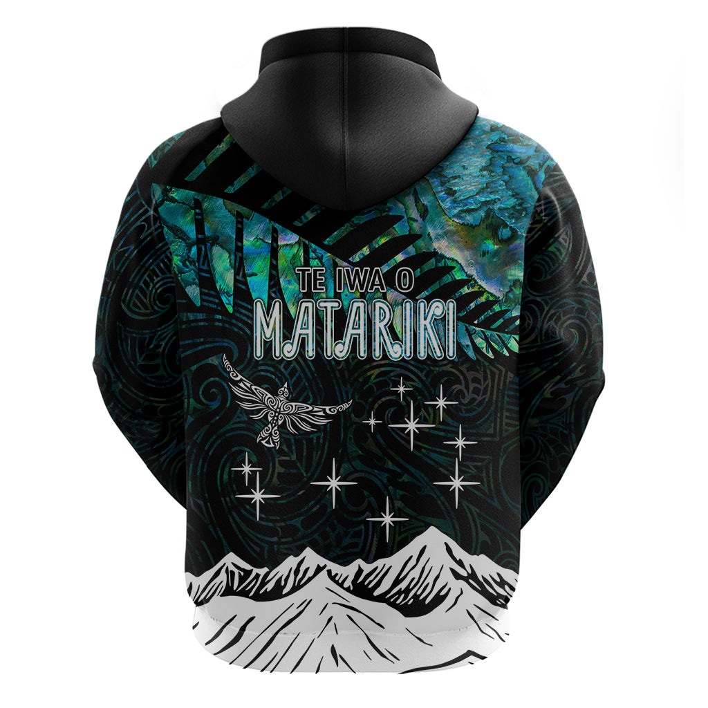Personalised Maori New Year Hoodie Matariki Mix Paua Shell LT7 - Vibe Hoodie Shop