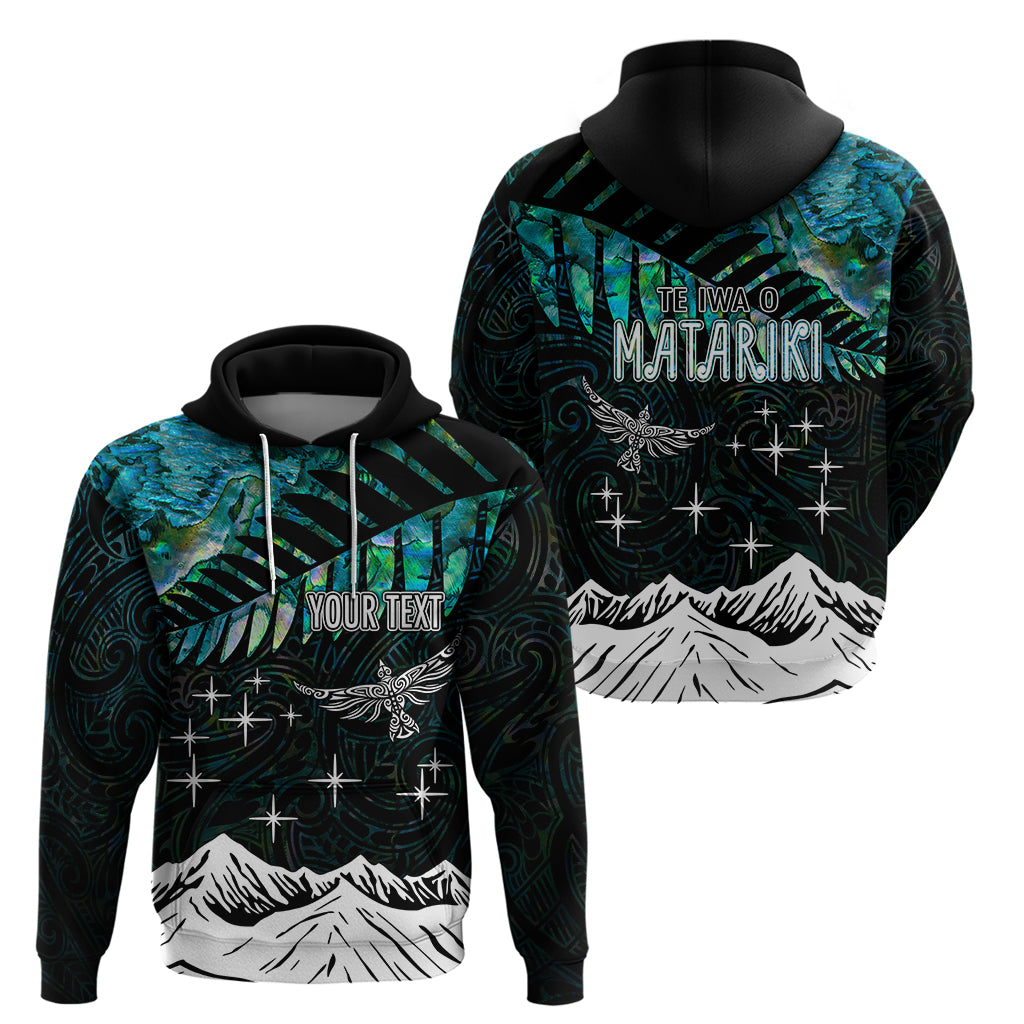 Personalised Maori New Year Hoodie Matariki Mix Paua Shell LT7 - Vibe Hoodie Shop
