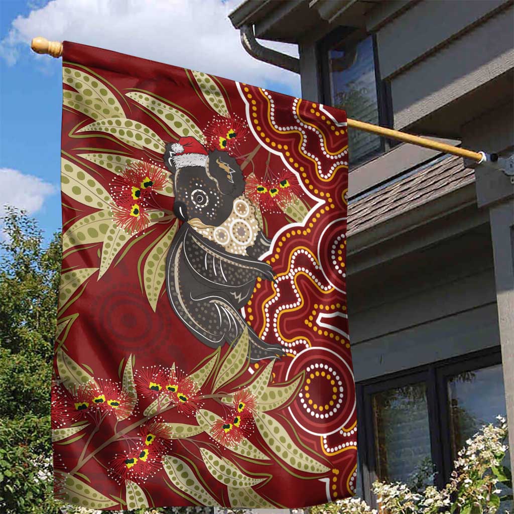 Australia Santa Koala Garden Flag Aboriginal Style - Vibe Hoodie Shop