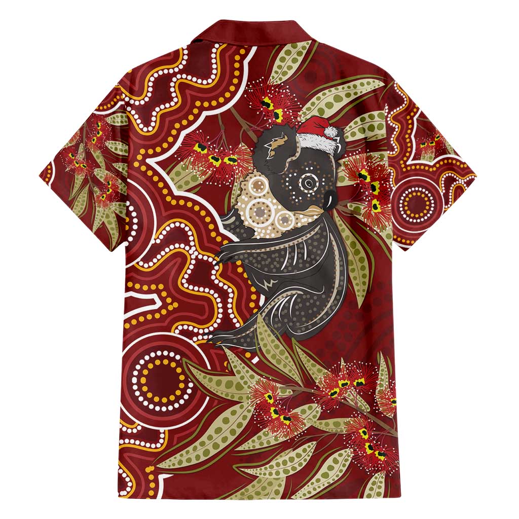 Australia Santa Koala Hawaiian Shirt Aboriginal Style - Vibe Hoodie Shop