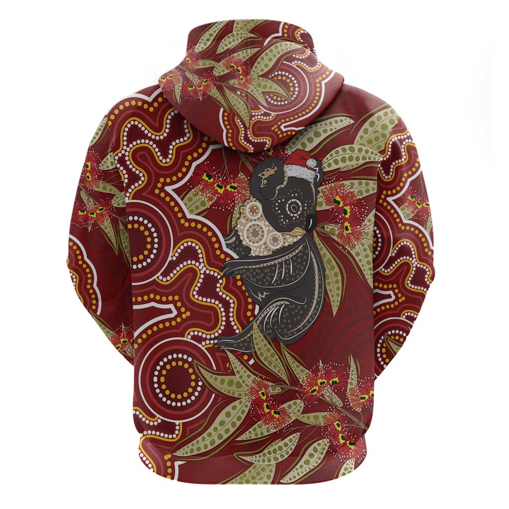 Australia Santa Koala Hoodie Aboriginal Style LT7 - Vibe Hoodie Shop