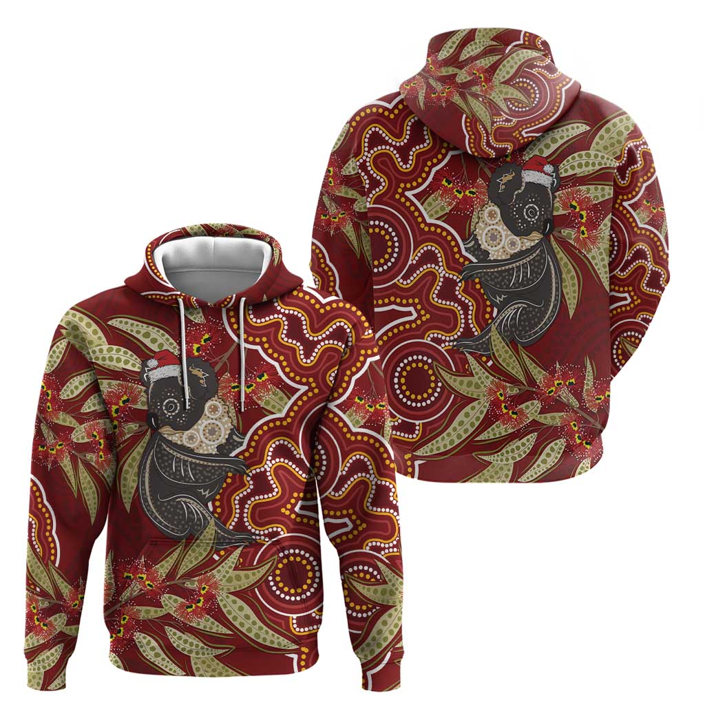 Australia Santa Koala Hoodie Aboriginal Style LT7 - Vibe Hoodie Shop