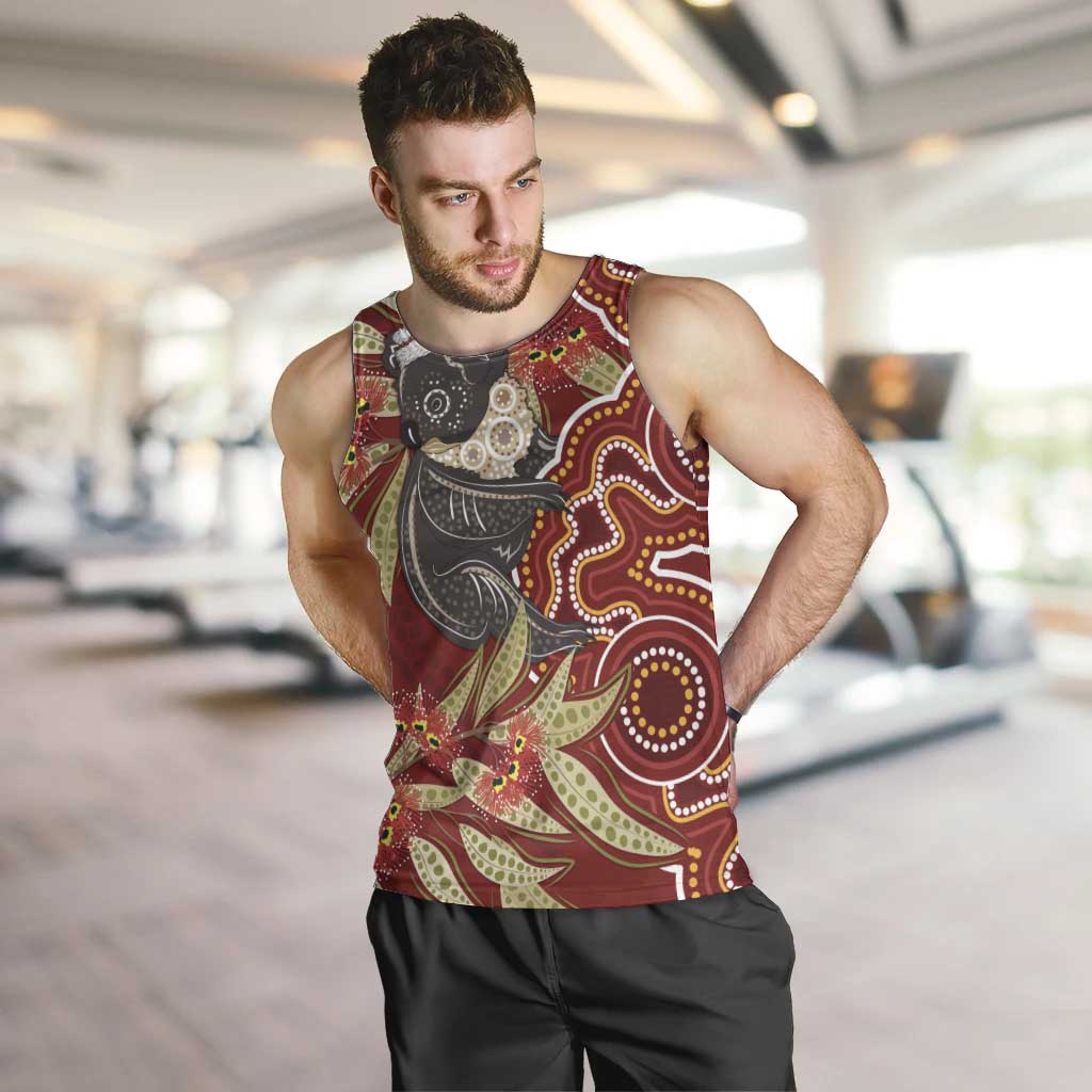 Australia Santa Koala Men Tank Top Aboriginal Style - Vibe Hoodie Shop
