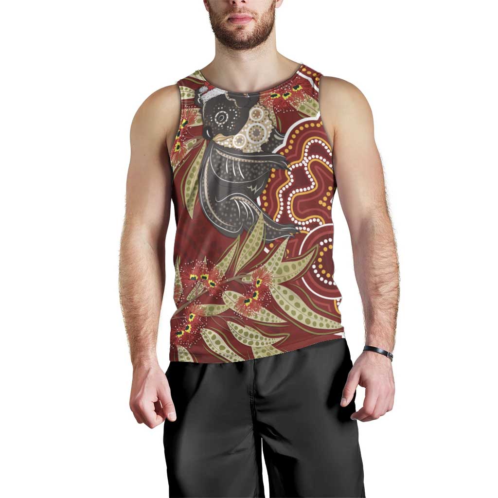 Australia Santa Koala Men Tank Top Aboriginal Style - Vibe Hoodie Shop