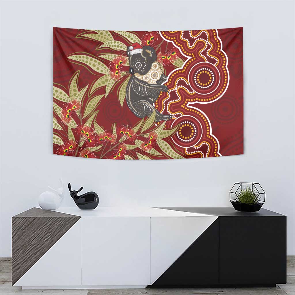 Australia Santa Koala Tapestry Aboriginal Style - Vibe Hoodie Shop