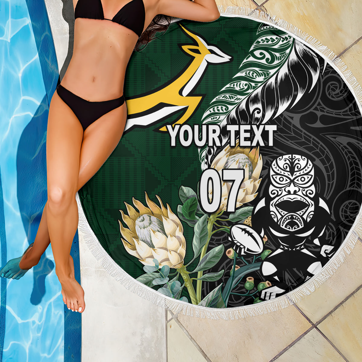 custom-south-africa-mix-new-zealand-rugby-2023-beach-blanket-world-cup-greatest-rivalry