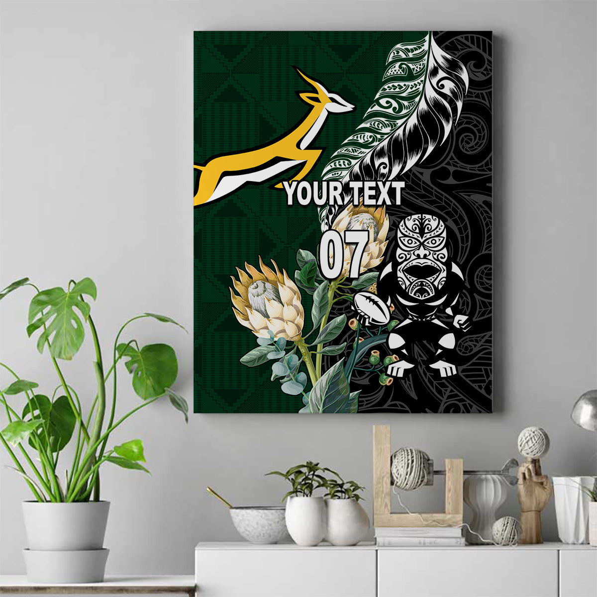 custom-south-africa-mix-new-zealand-rugby-2023-canvas-wall-art-world-cup-greatest-rivalry