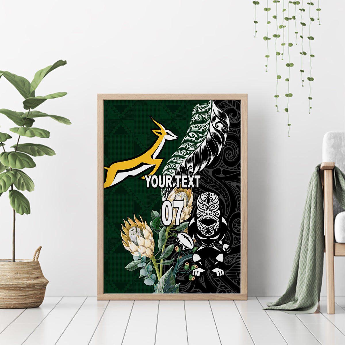 custom-south-africa-mix-new-zealand-rugby-2023-canvas-wall-art-world-cup-greatest-rivalry