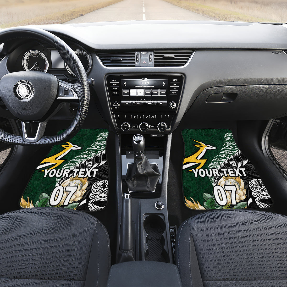 custom-south-africa-mix-new-zealand-rugby-2023-car-mats-world-cup-greatest-rivalry