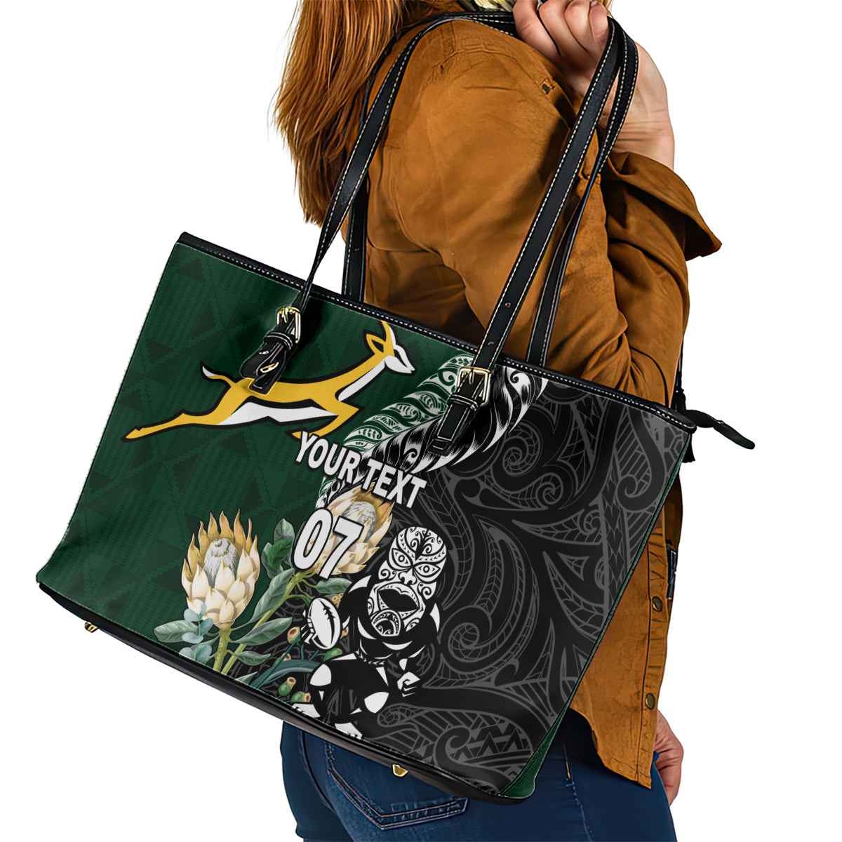 custom-south-africa-mix-new-zealand-rugby-2023-leather-tote-bag-world-cup-greatest-rivalry