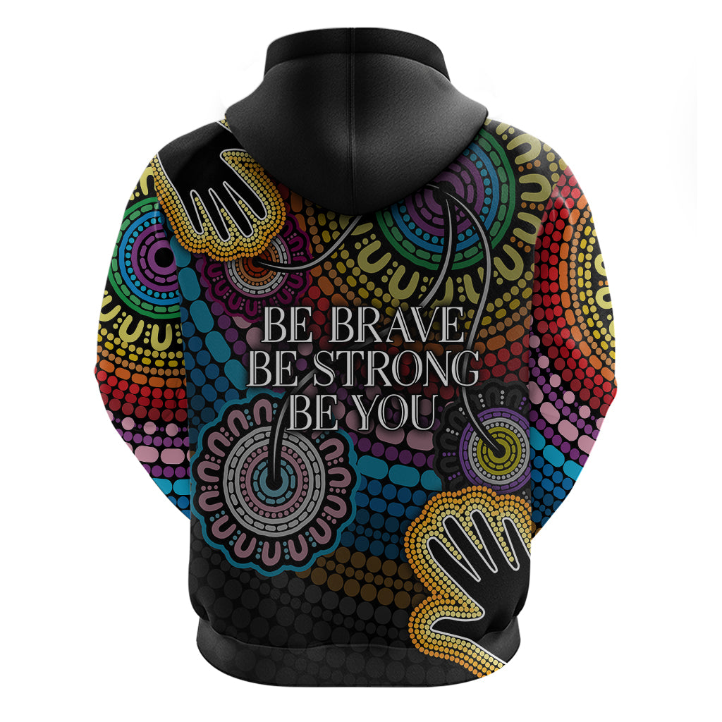 Australia LGBTQ+ History Month Hoodie Indigenous Rainbows Pride Be You LT7 - Vibe Hoodie Shop