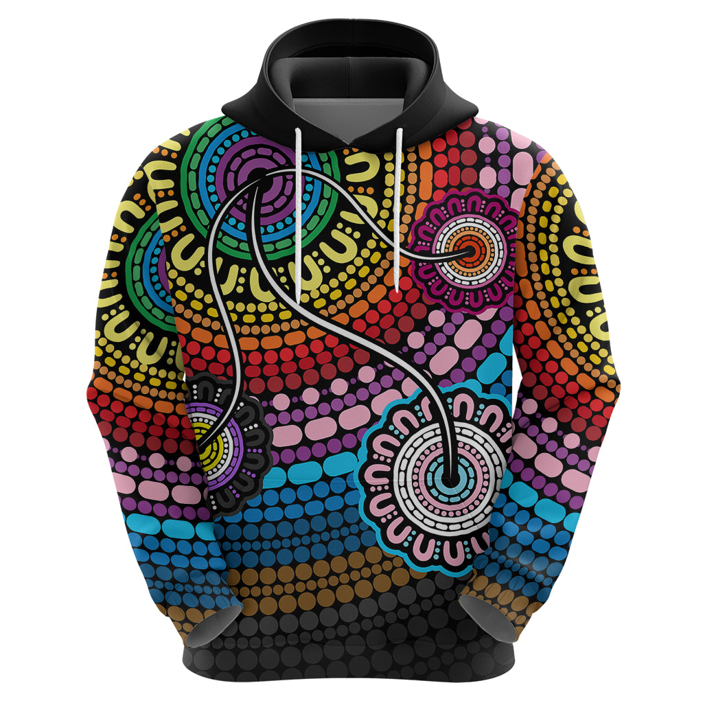 Australia LGBTQ+ History Month Hoodie Indigenous Rainbows Pride Be You LT7 - Vibe Hoodie Shop